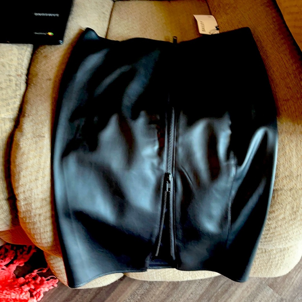 Never worn brand new leather skirt